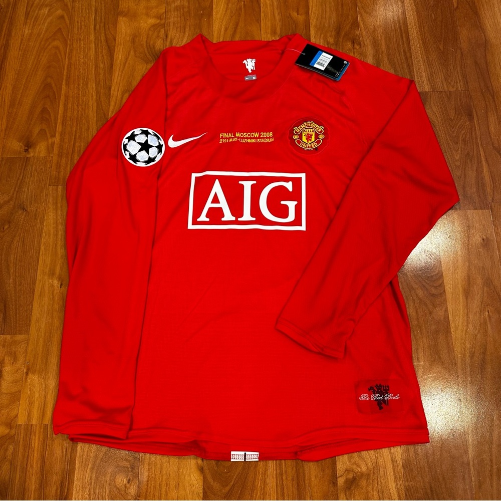 Cristiano Ronaldo Manchester United Champions League Final Jersey Size M